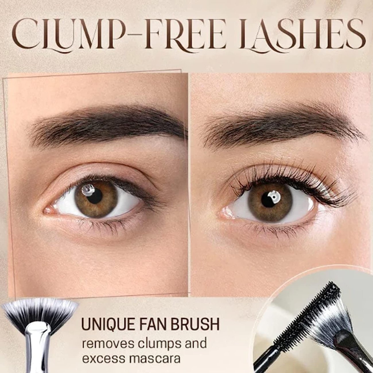 Hot Sale 49% OFF - Folding Angle Scalloped Lash Brush