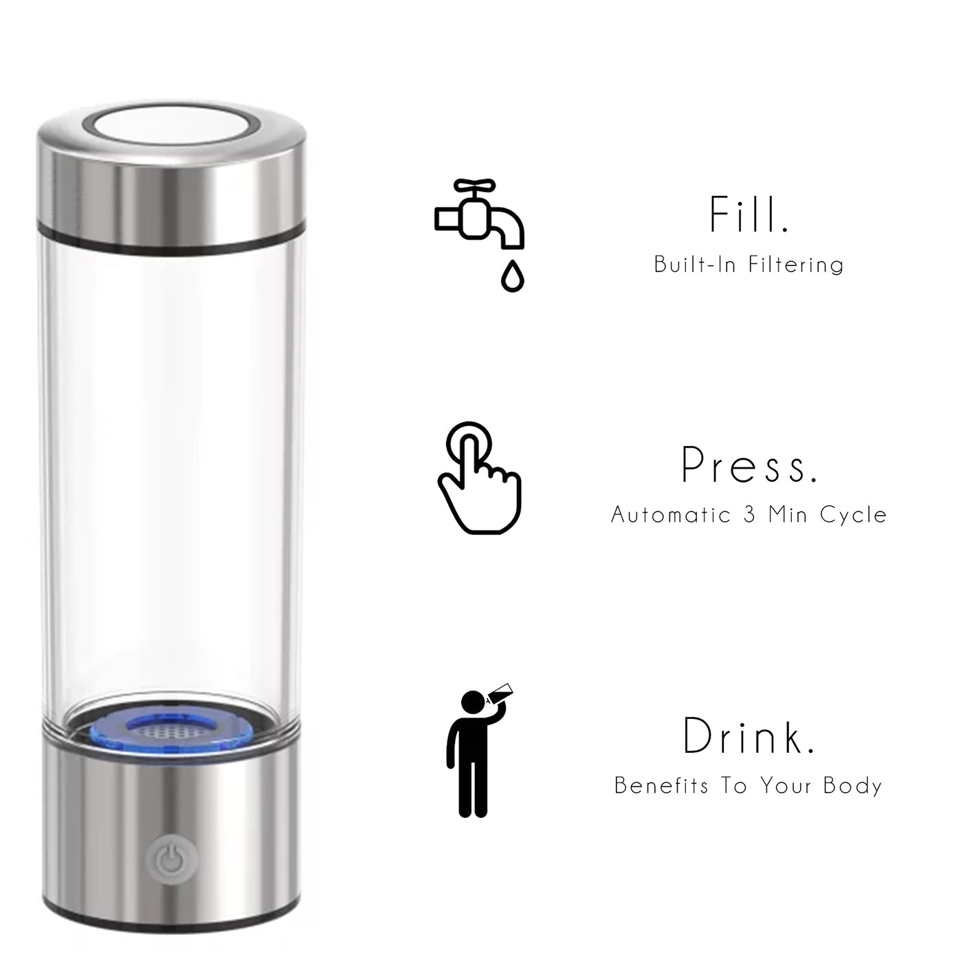 Hydrosoothe - Portable Hydrogen Bottle