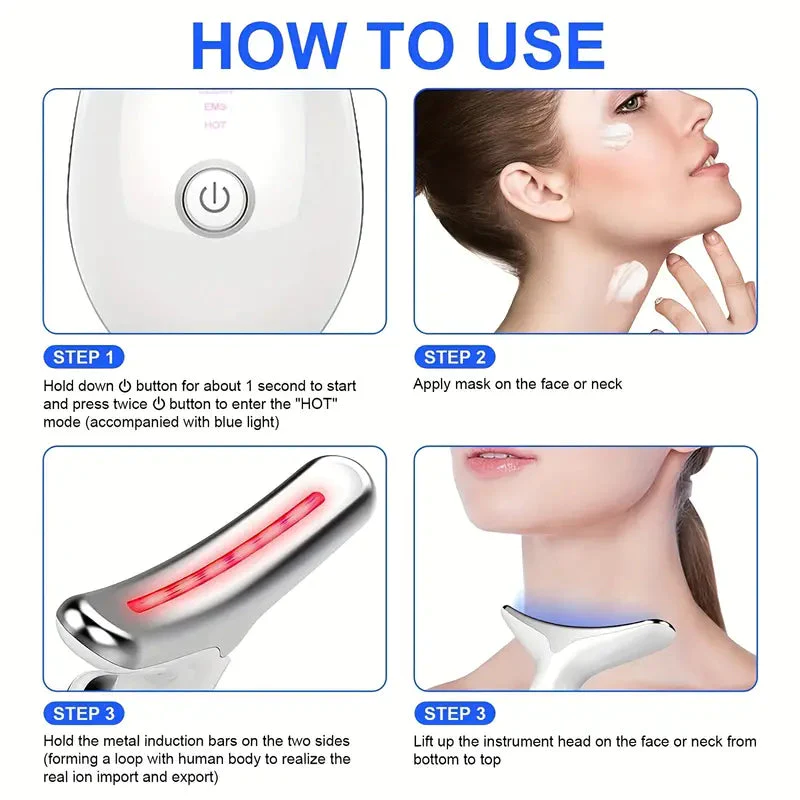 Last Day 50% OFF - Micro-Glow Facial Enhancement Handset