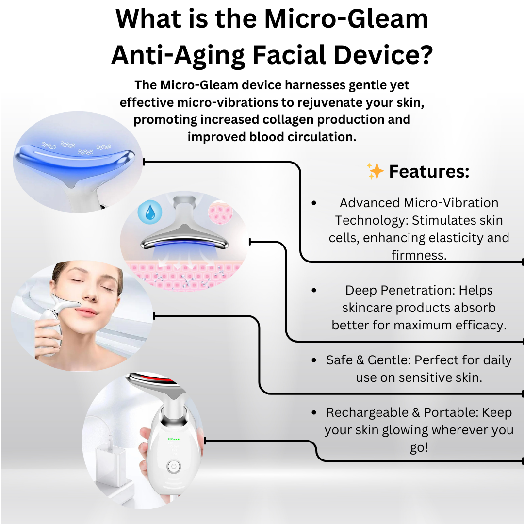 Micro-Gleam Anti Aging Face Device Set