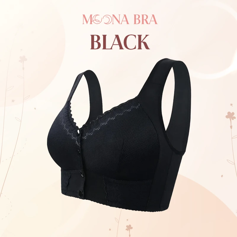 Moona Bra - Last Day 80% Off - Front Closure Breathable Bra for Seniors