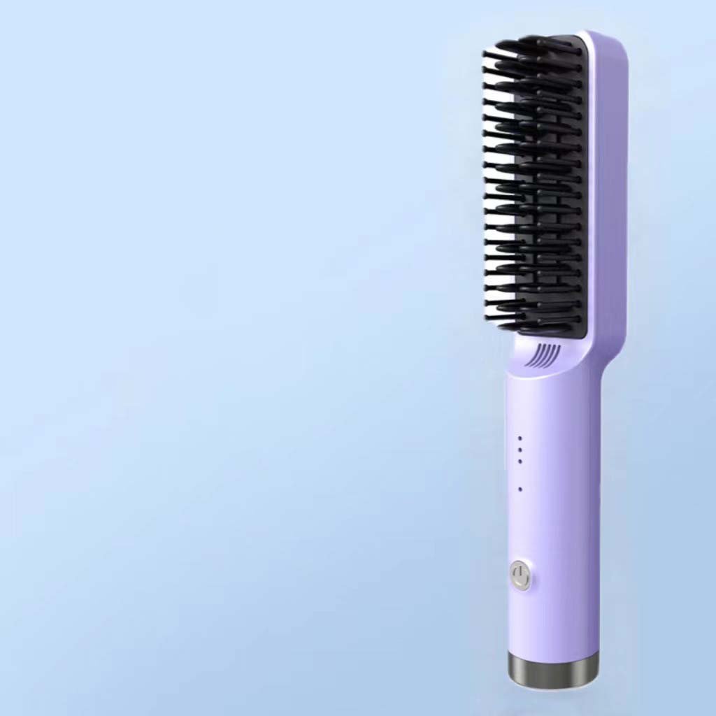 (Negative ions do not hurt hair) Portable cordless mini hair straightening comb