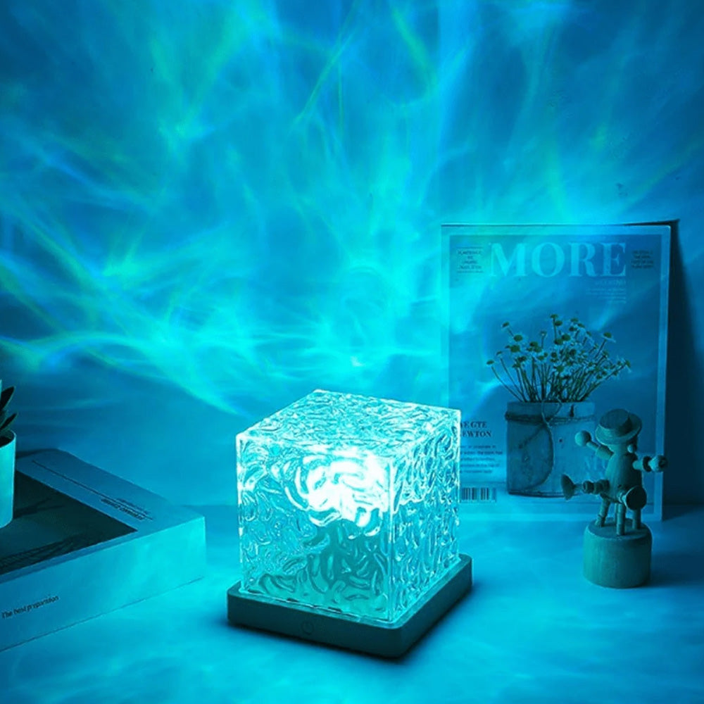 NorthernGlow Crystal Lamp