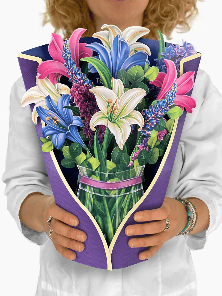 Pop Up Flower Bouquet Greeting Card