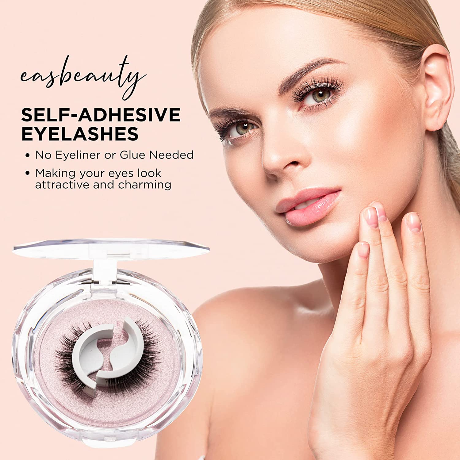 Keones Reusable Self-Adhesive Eyelashes-Essential for Your Daily