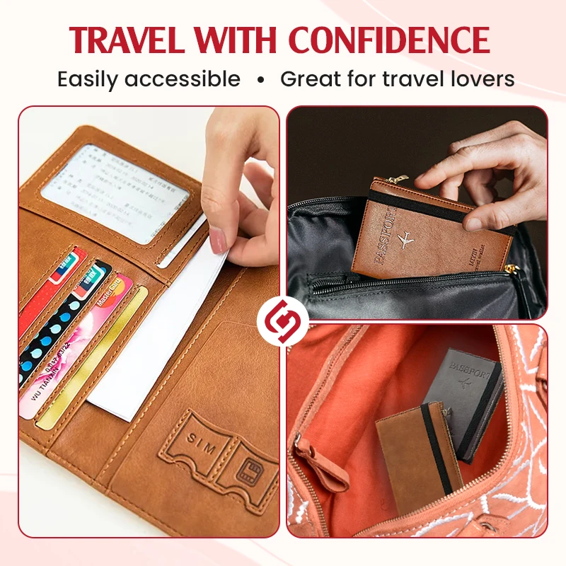 SafeCardy - Functional RFID Blocking Leather Card Wallet