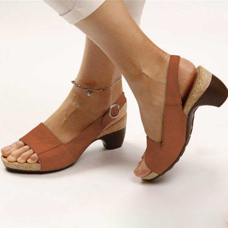 Shania | Orthopedic Sandals with Heel