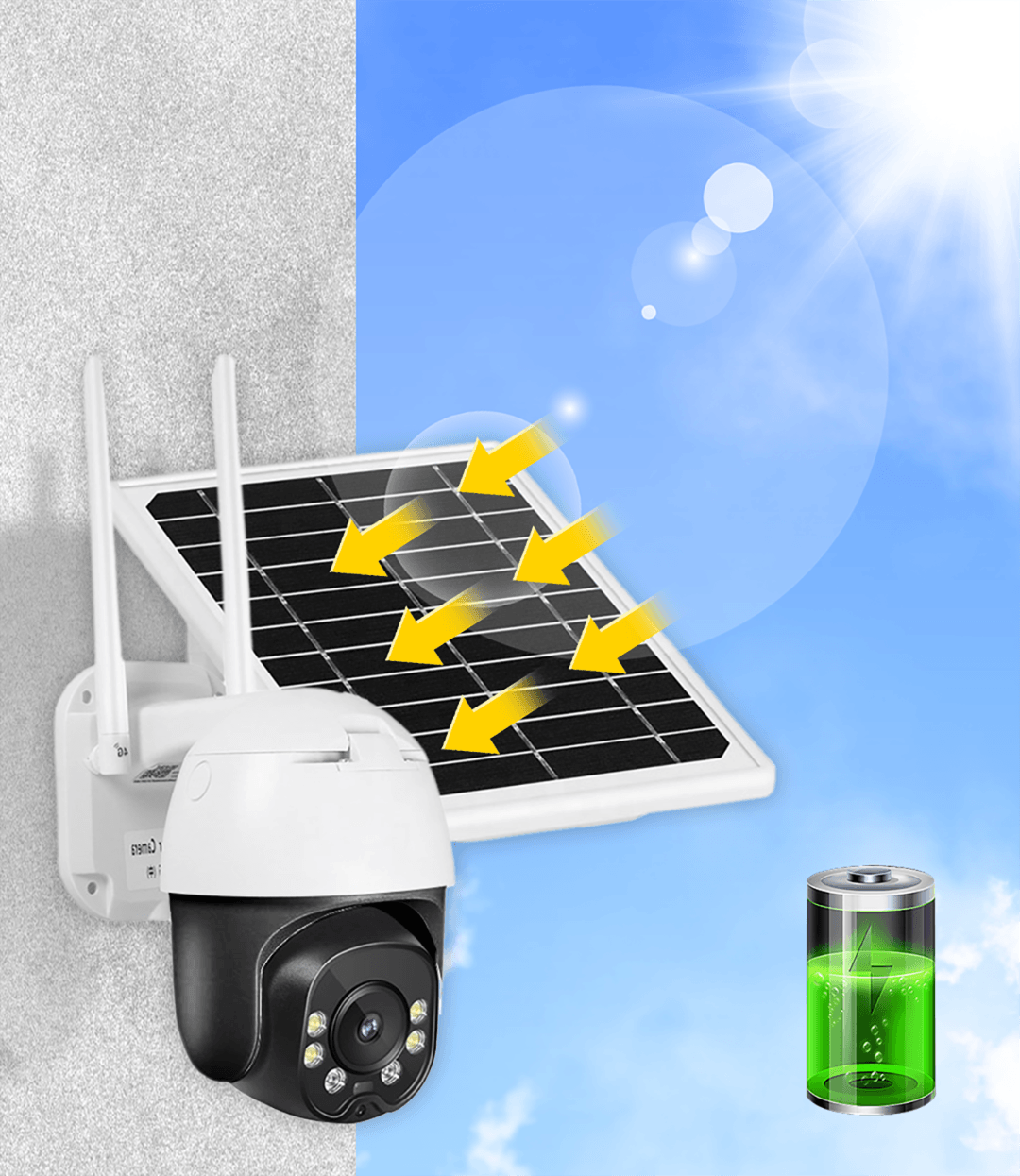 Smart Wireless Solar Camera