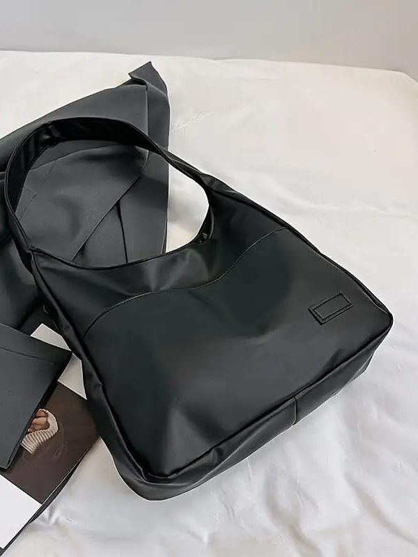 Snap Button Hobo Bag