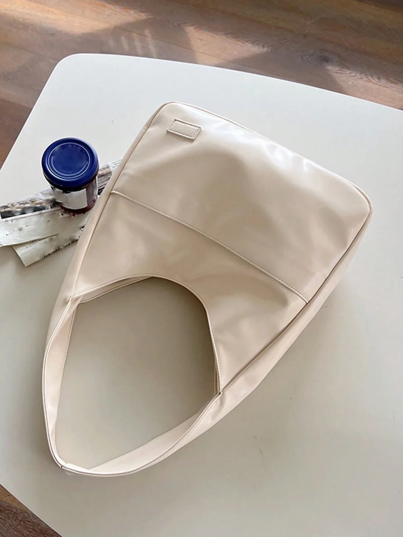 Snap Button Hobo Bag