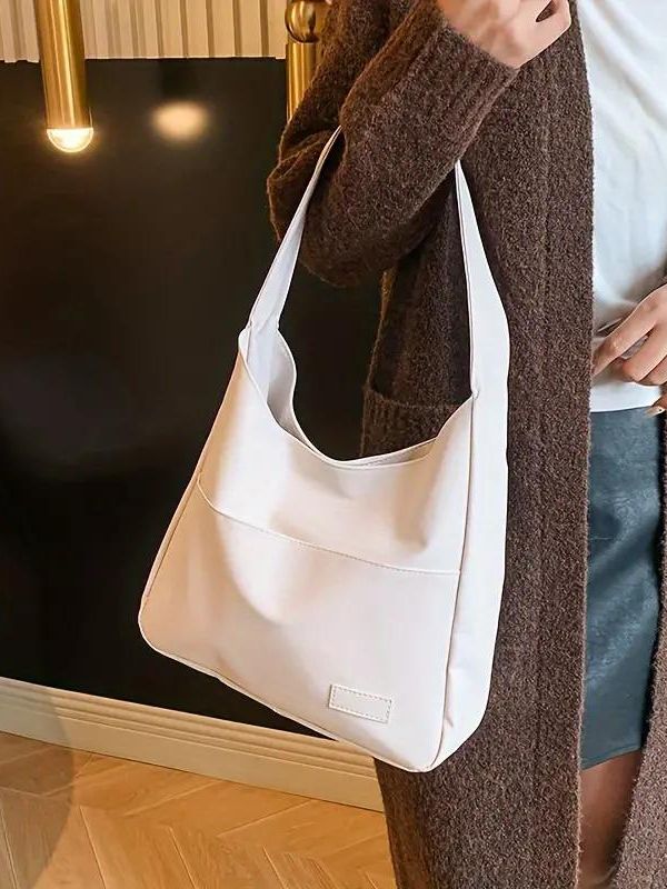 Snap Button Hobo Bag