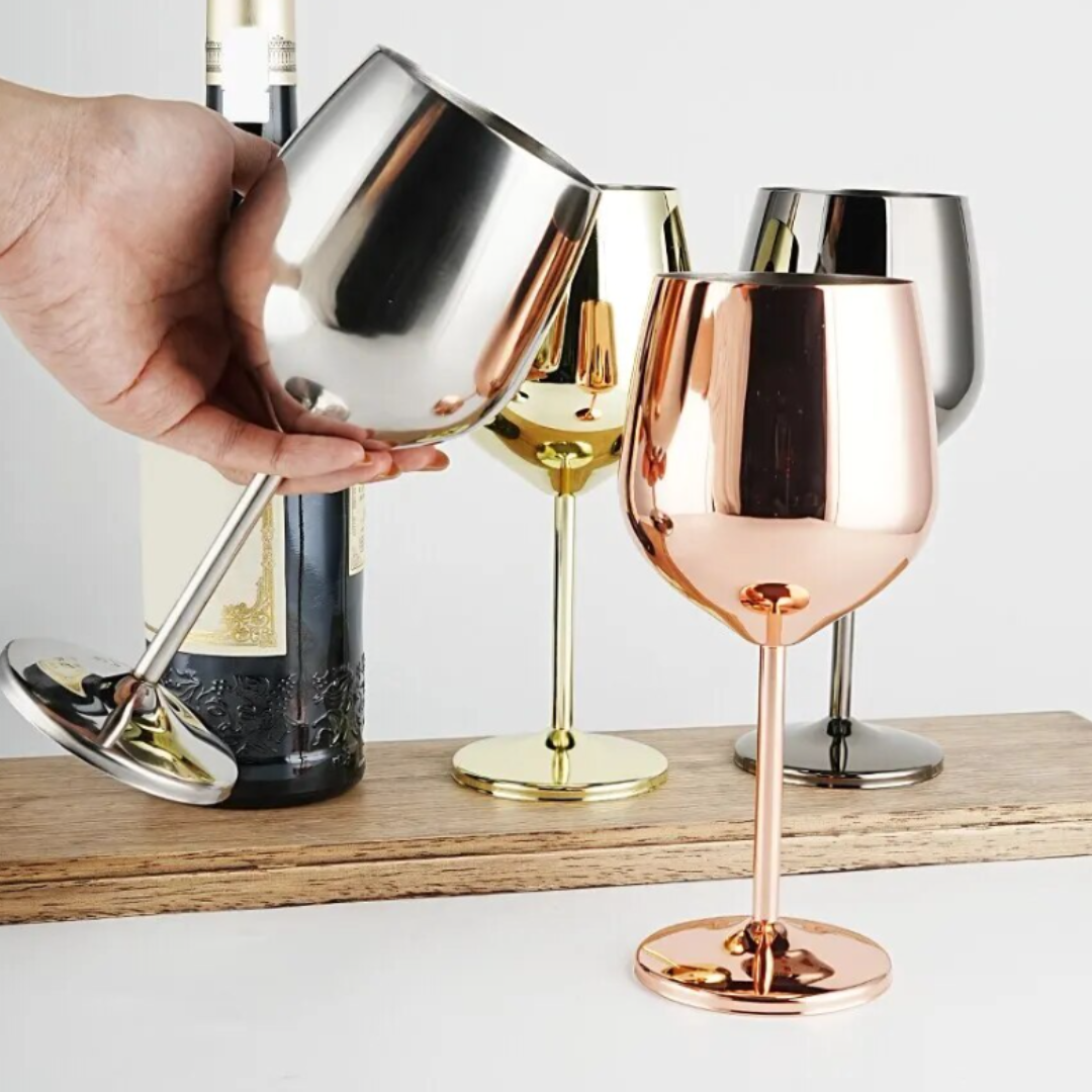 Stainless Steel Wine Glass