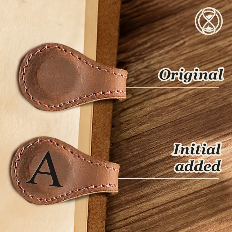 TimelessMark - LAST DAY SALE 75% OFF - Personalized Magnetic Leather Bookmark