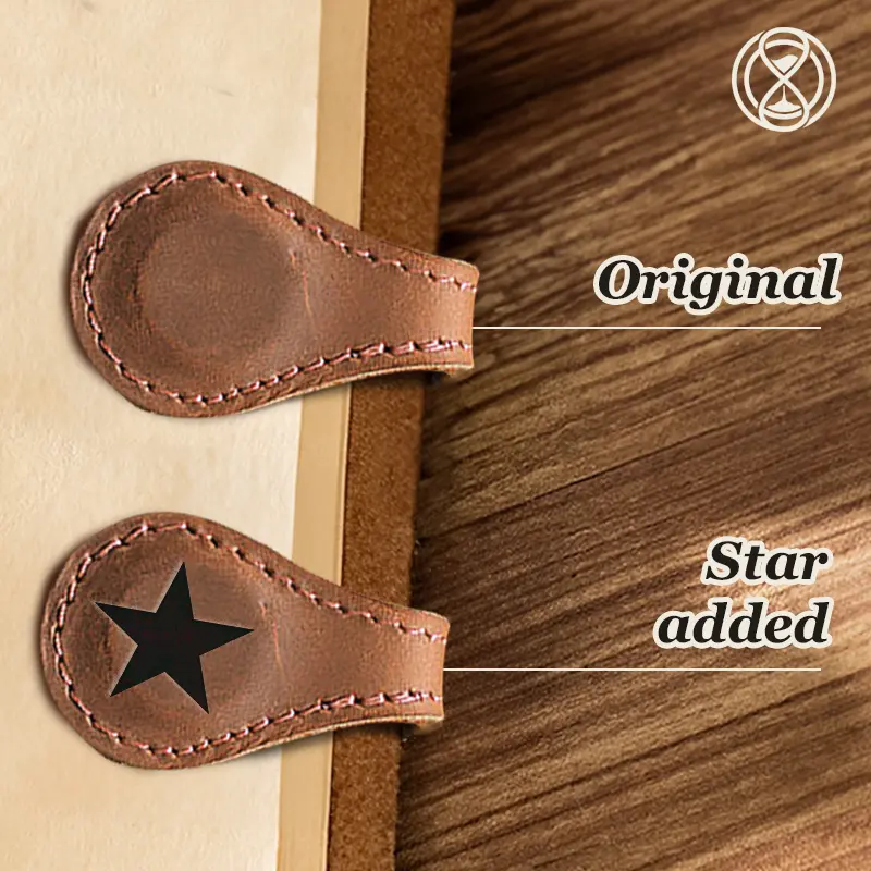 TimelessMark - LAST DAY SALE 75% OFF - Personalized Magnetic Leather Bookmark