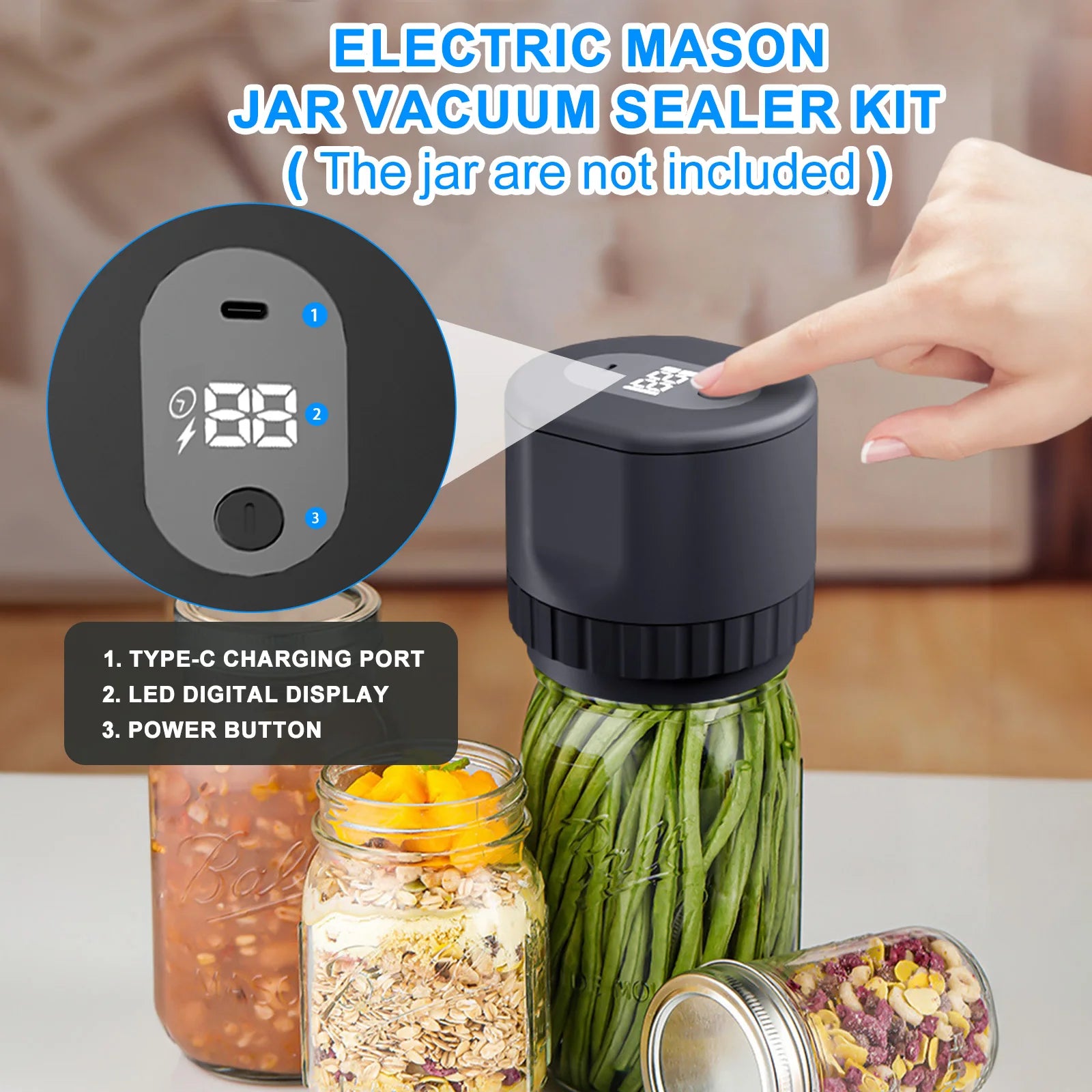 VacSeal - The Ultimate Mason Jar Vacuum Sealer