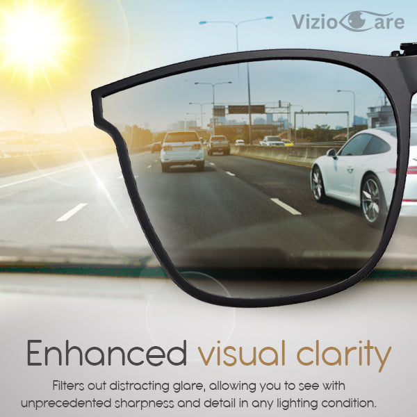 VizioCare Clip-On Polarized Sunglasses - Limited Discounts expires in a FEW minutes