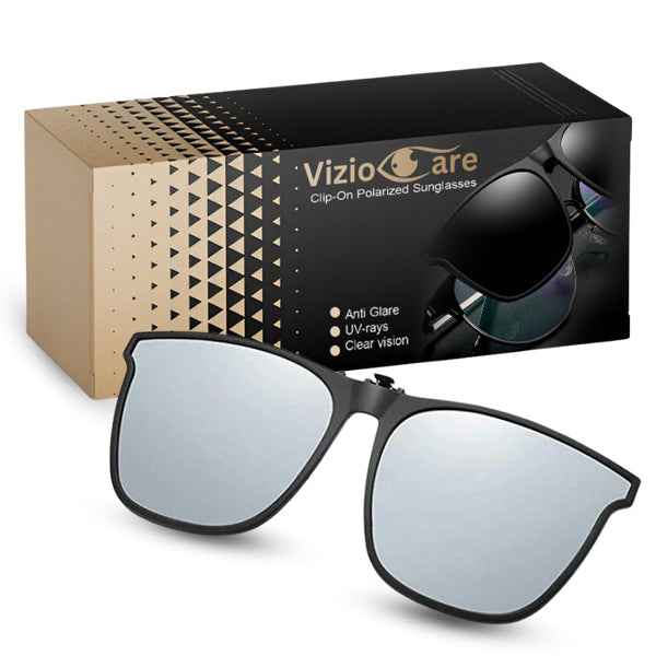 VizioCare Clip-On Polarized Sunglasses - Limited Discounts expires in a FEW minutes