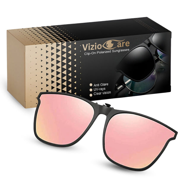 VizioCare Clip-On Polarized Sunglasses - Limited Discounts expires in a FEW minutes