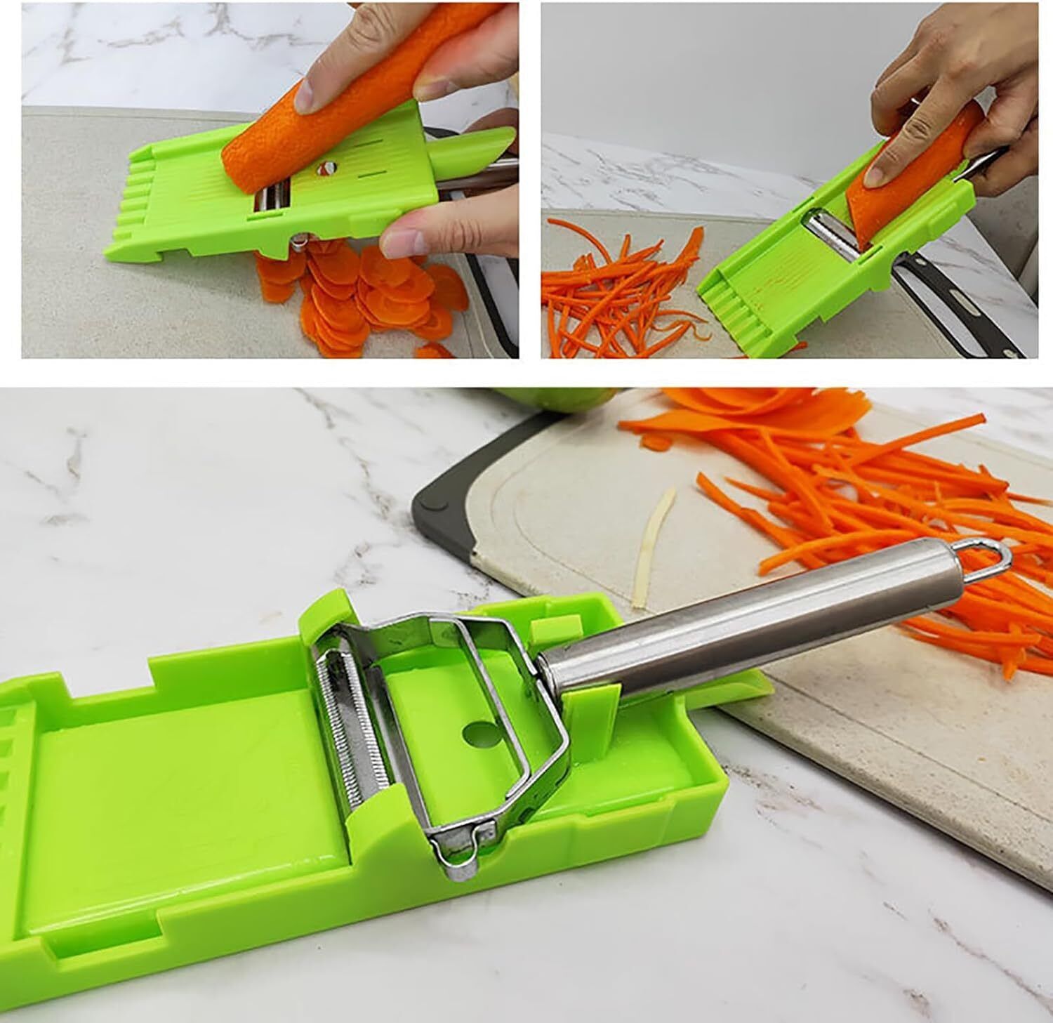 Zestio - Stainless Steel Multifunctional Peeler