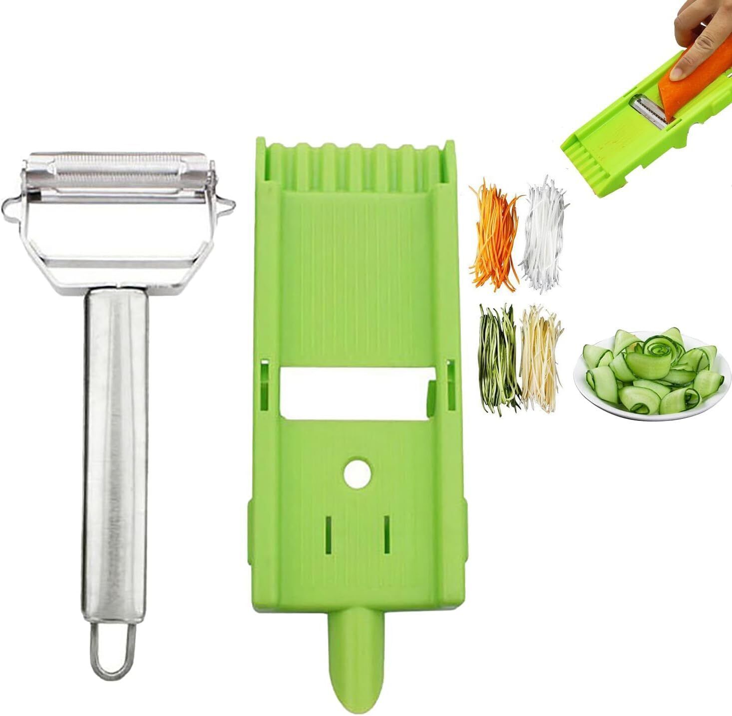 Zestio - Stainless Steel Multifunctional Peeler