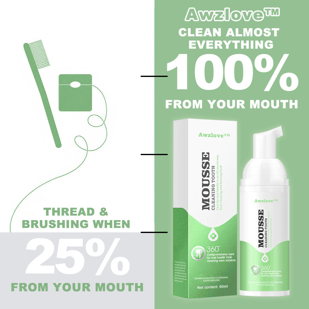 Awzlove Teeth Total Care Foaming Mouthwash - Solve all Oral Problems - Healthy Gums Solution