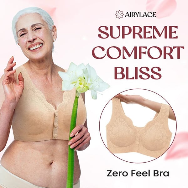 AiryLace - Zero Feel Lace Full Coverage Front Closure Bra