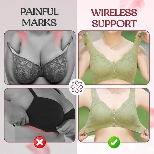 AiryLace - Zero Feel Lace Full Coverage Front Closure Bra