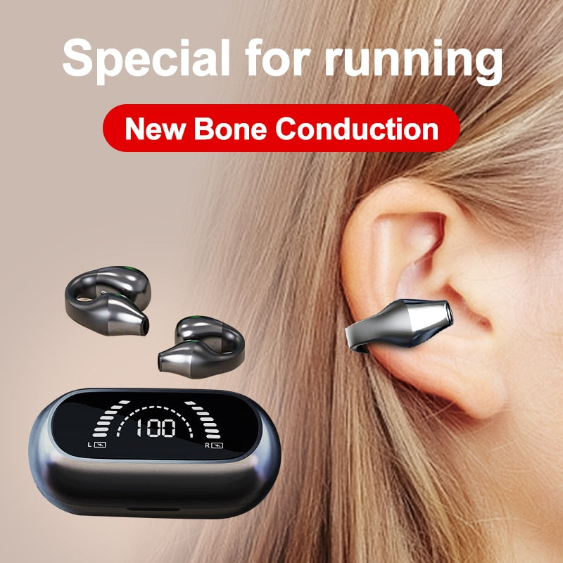 AudiClip - Wireless Ear Clip Bone Conduction Headphones