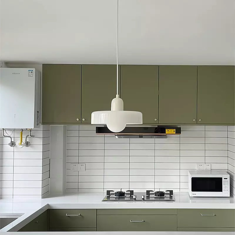 Bauhaus Pendant Light In Colored Glass