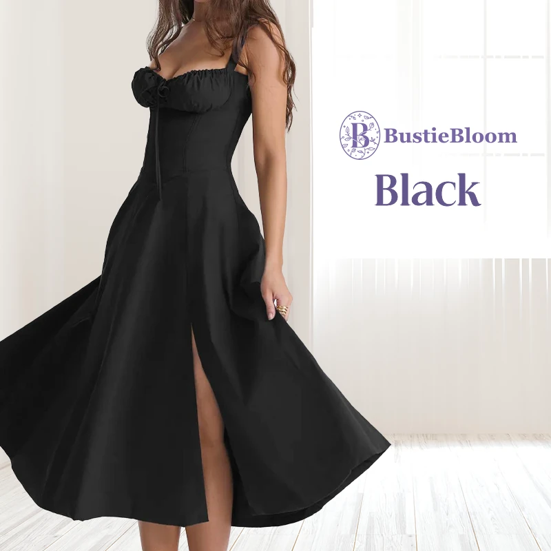 BustieBloom - LAST DAY SALE 75% OFF - Floral Print Bustier Sundress