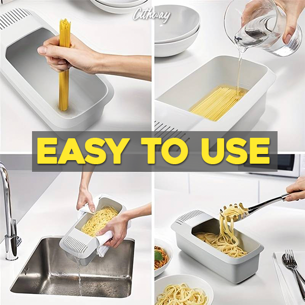 Cithway Heat-resistant Microwave Pasta Strainer