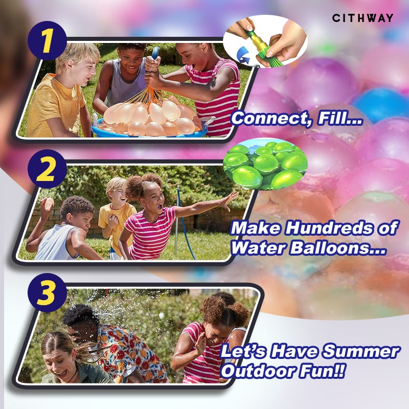 Cithway Rapid-Filling Self Sealing Water Bomb Balloon Toy