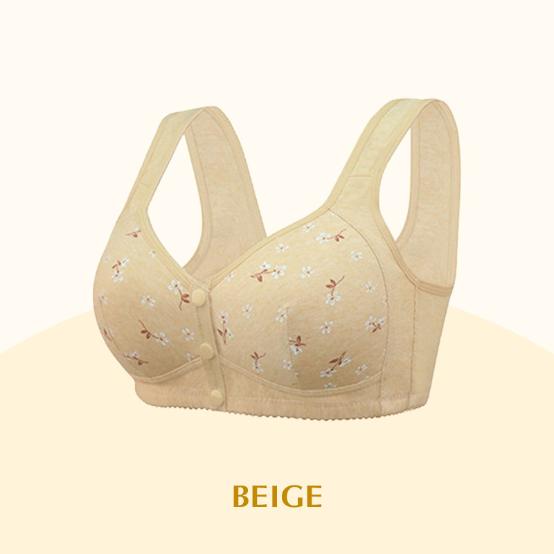 Designed for Senior - Comfortable & Convenient Front Button Bra