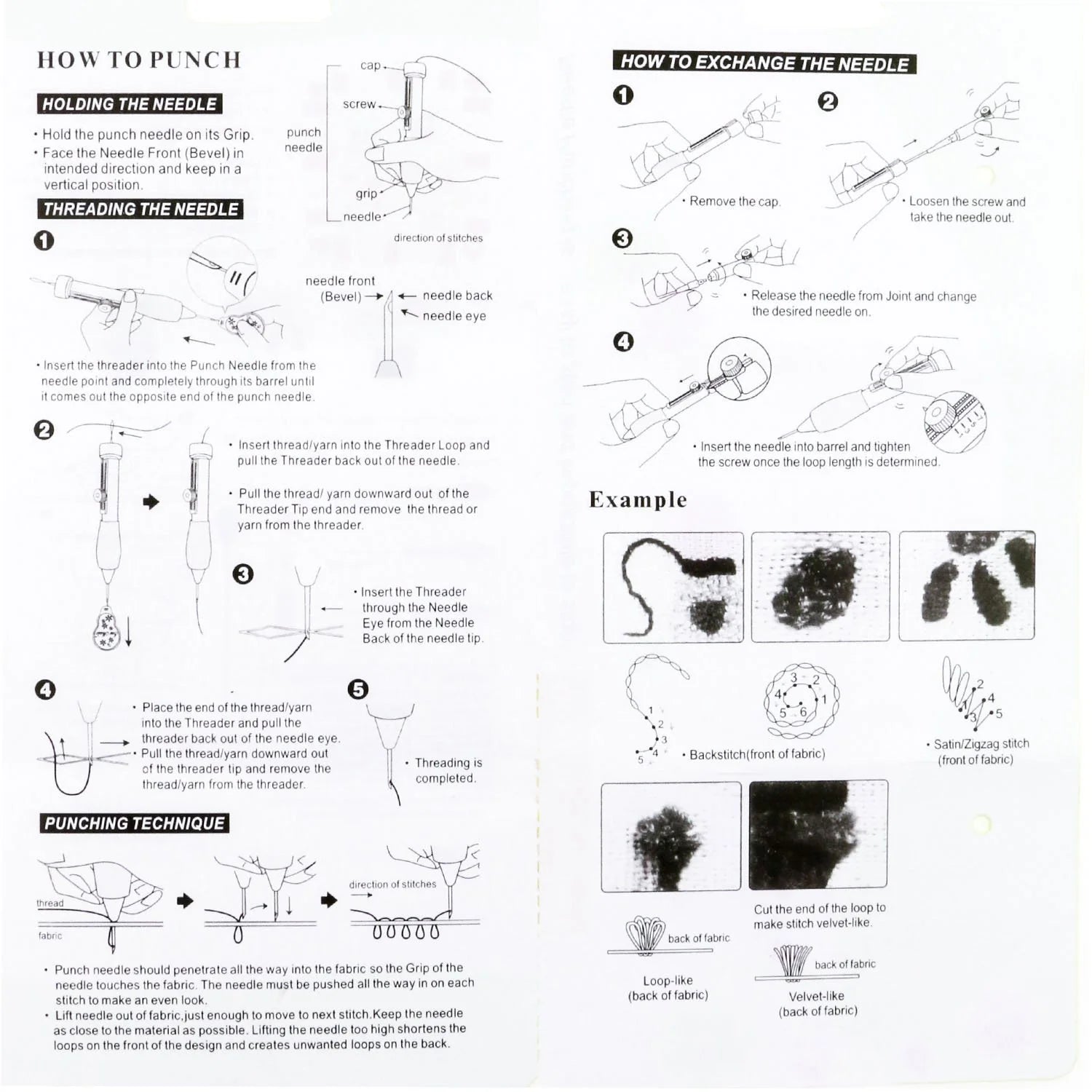 EasyMagic Punch Embroidery Pen Kit