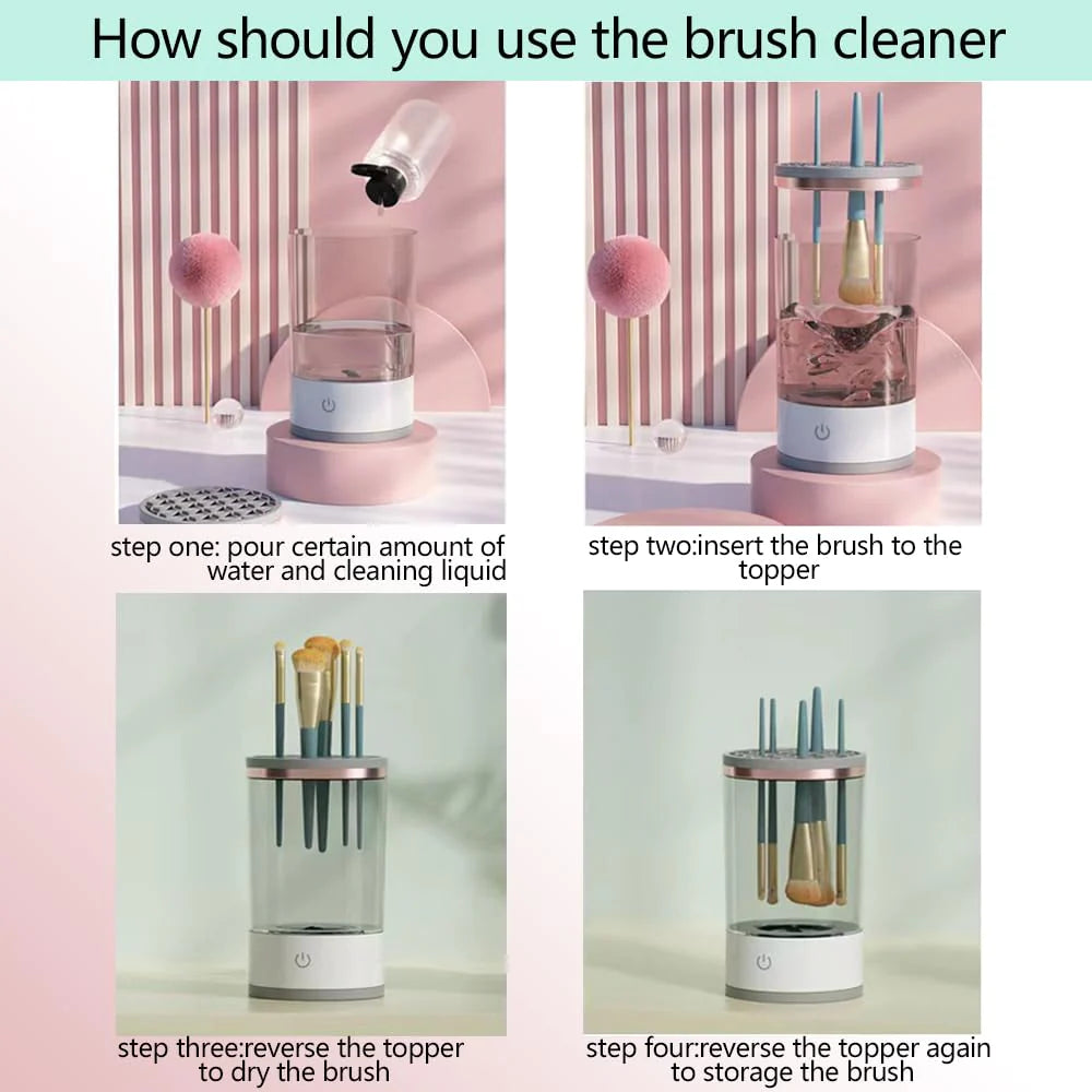 ELECTRIC MAKEUP BRUSH CLEANER