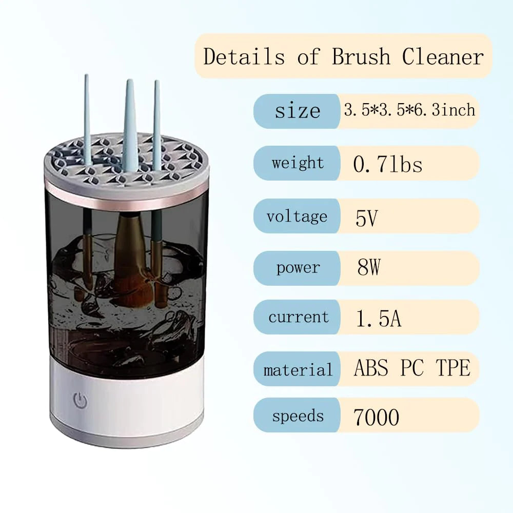 ELECTRIC MAKEUP BRUSH CLEANER