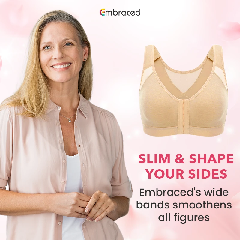 Embraced - LAST DAY 70% OFF - Supporting & Comfortable Front Closure Bra