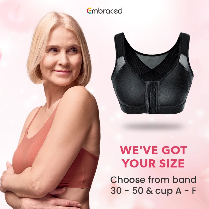 Embraced - LAST DAY 70% OFF - Supporting & Comfortable Front Closure Bra