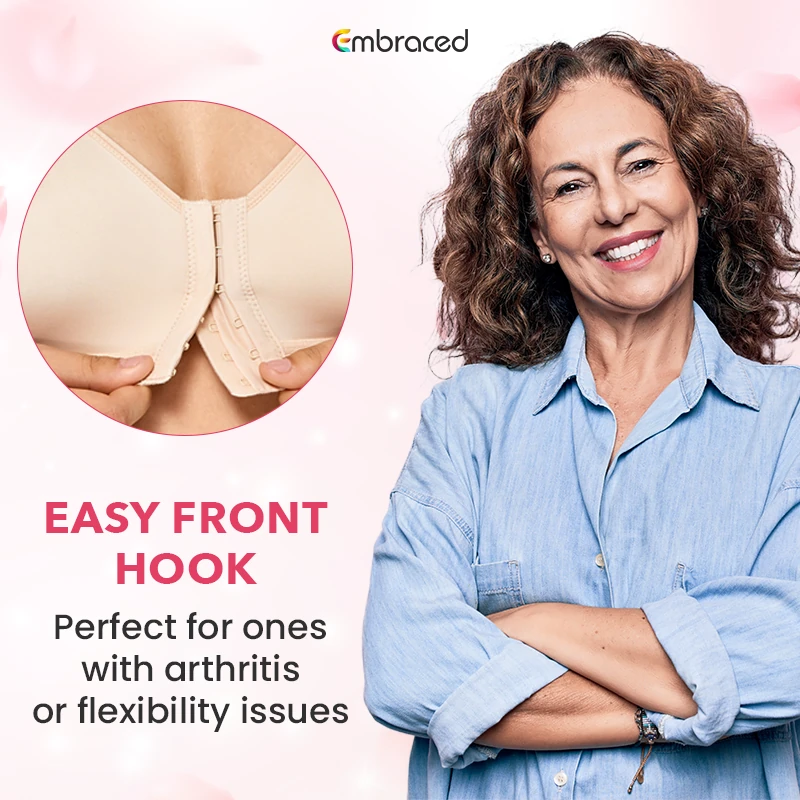 Embraced - LAST DAY 70% OFF - Supporting & Comfortable Front Closure Bra