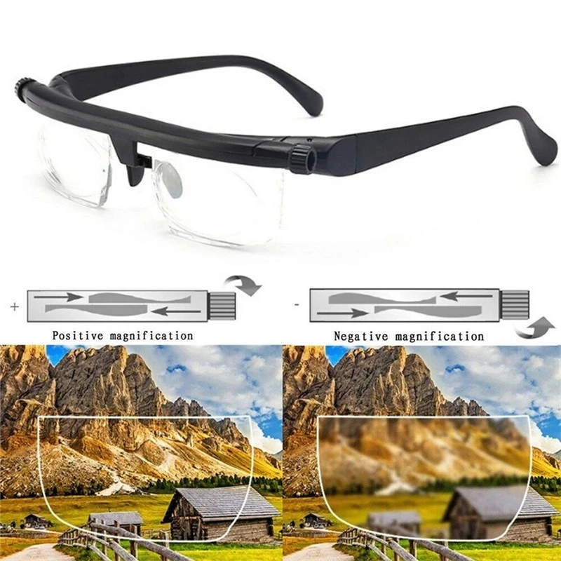 Eye Optics - Adjustable Focus Glasses 