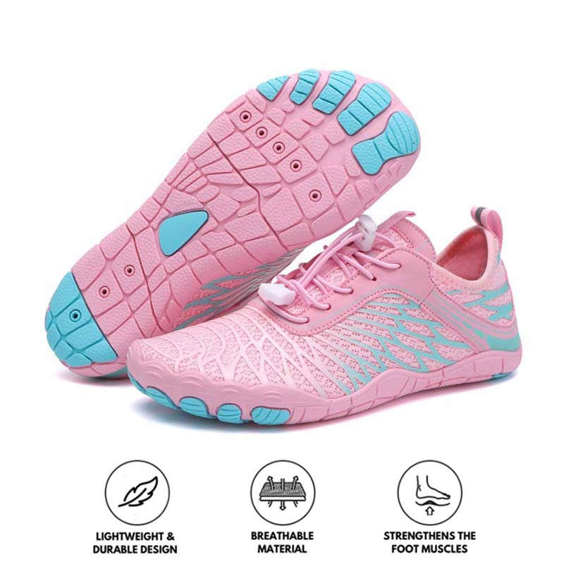 Footrue Pace Runner | Women Lightweight Breathable Quick Drying Non-Slip Outdoor Wings Barefoot Shoes