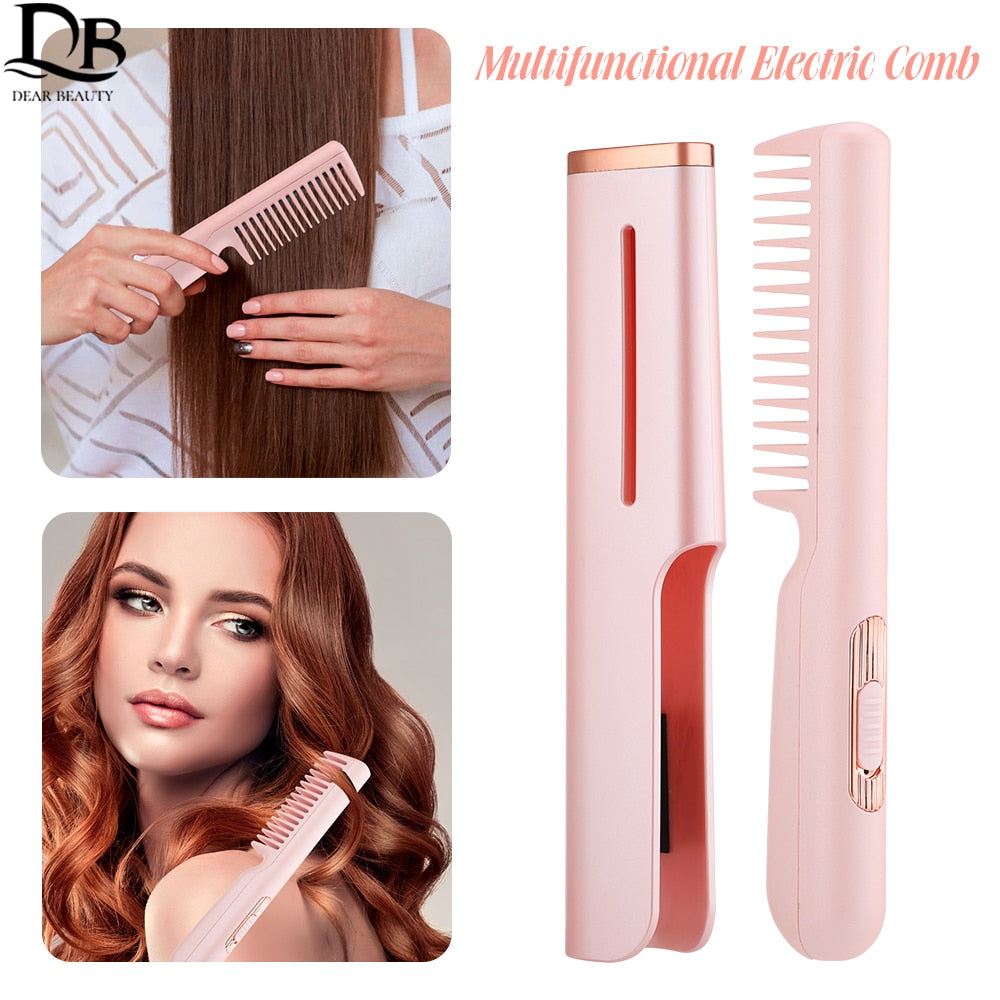 FrizzFree - Portable Heat Straightener Comb