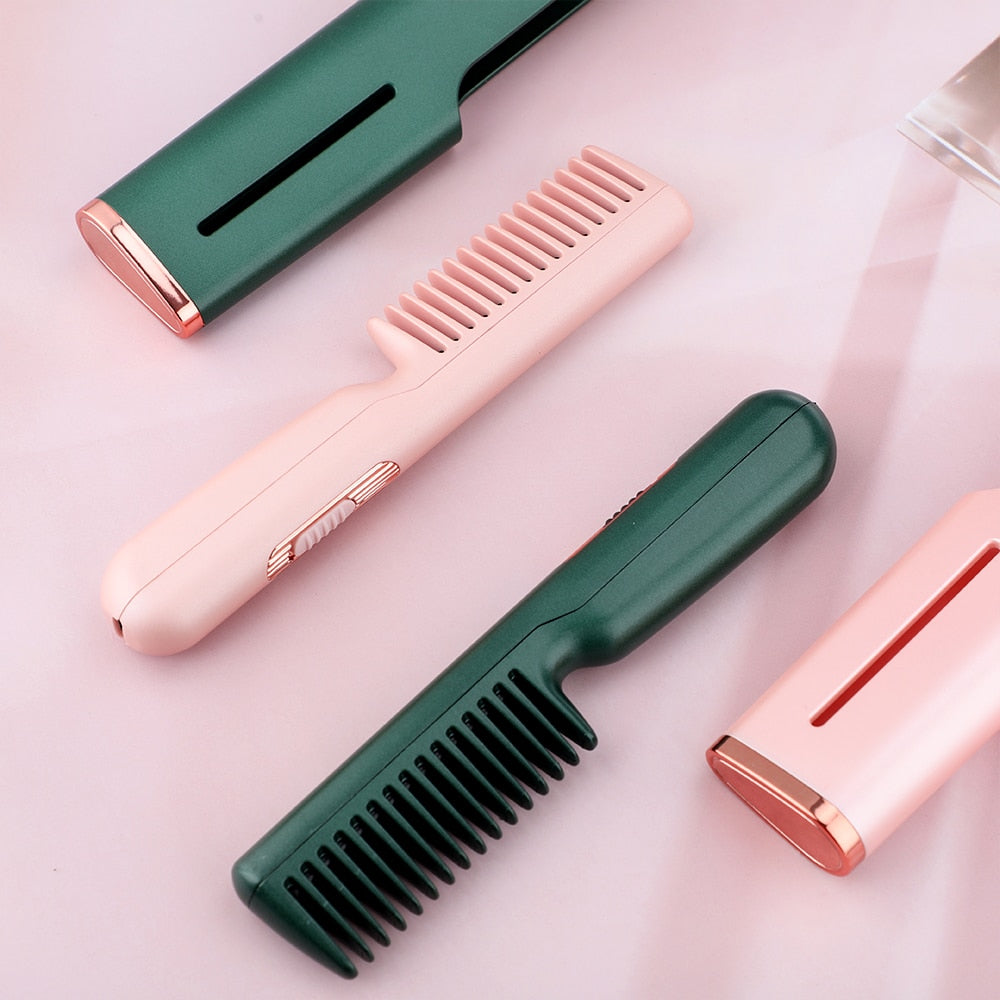 FrizzFree - Portable Heat Straightener Comb