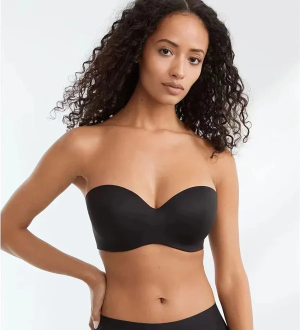 Full Support Non-Slip Convertible Bandeau Bra