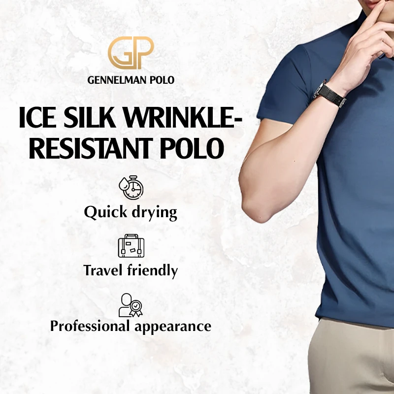 Gennelman Polo – Men Ice Silk Classic Polo