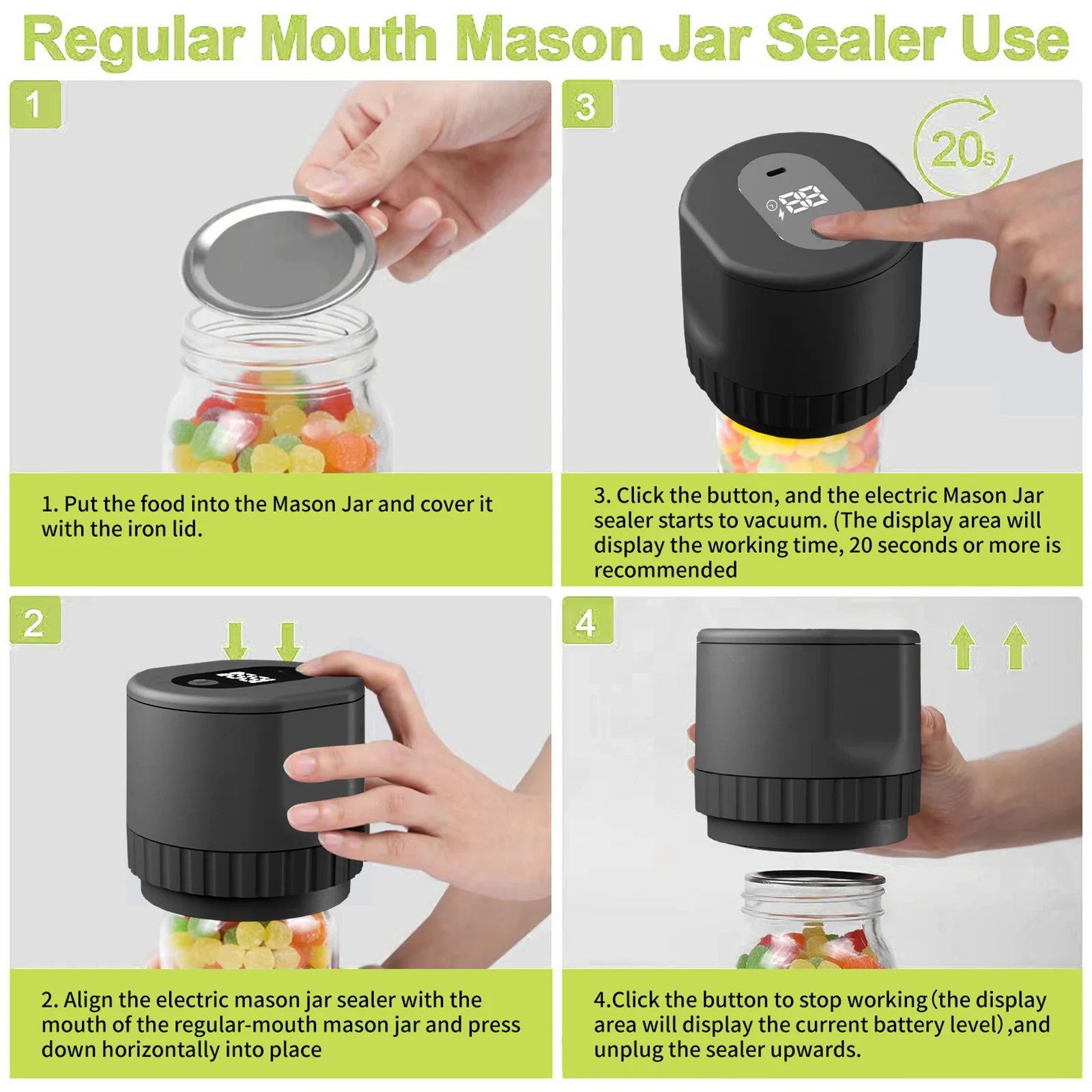 Mason Genie Vacuum Sealer Kit