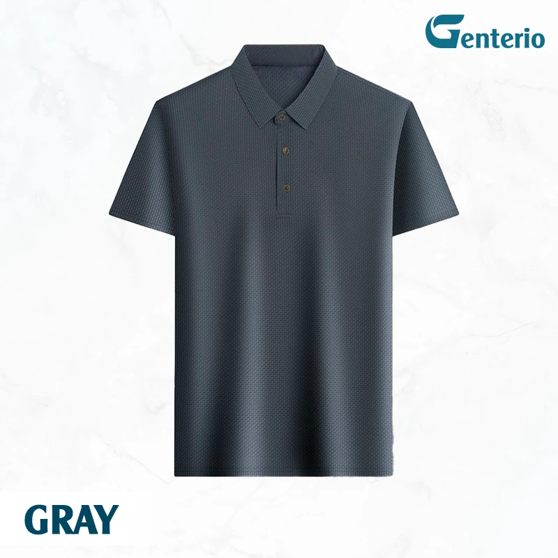 Genterio - Ice Silk Breathable Classic Polo Shirt