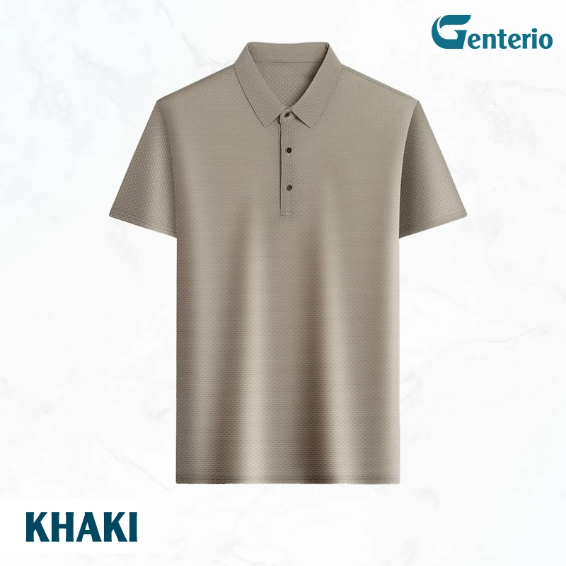 Genterio - Ice Silk Breathable Classic Polo Shirt