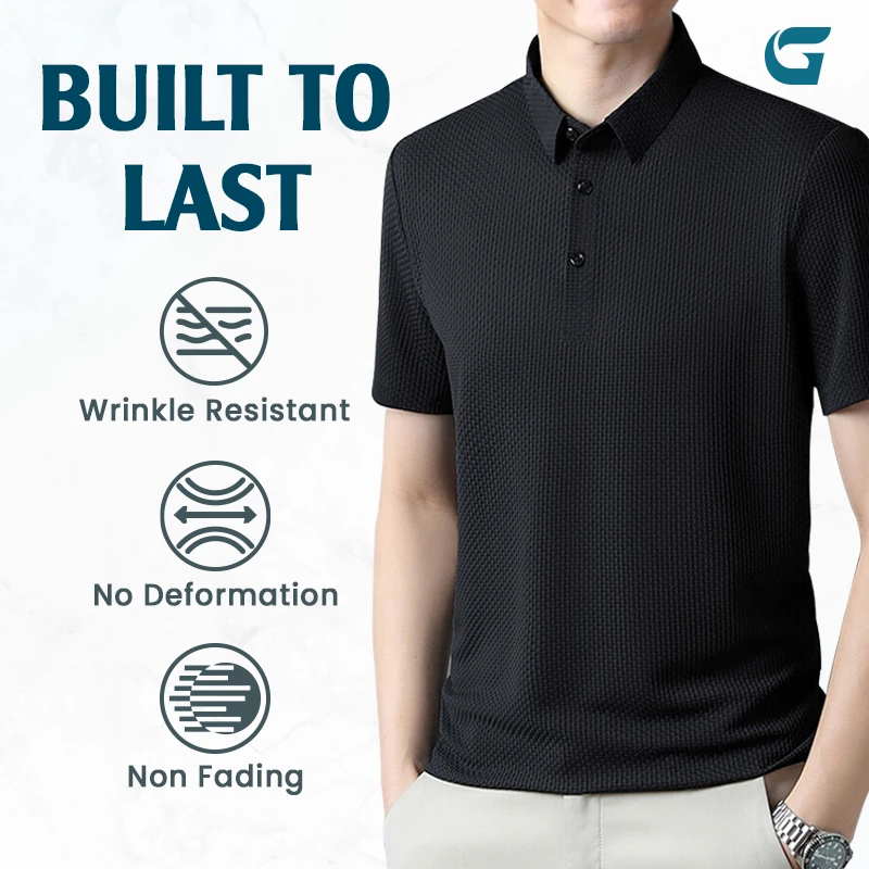 Genterio - Ice Silk Breathable Classic Polo Shirt