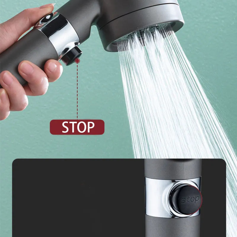 High Pressure Showerhead Portable Filter